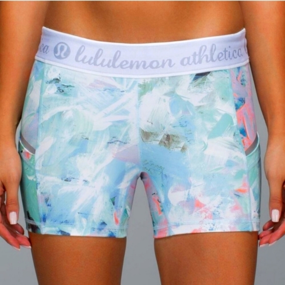Lululemon What The Sport Short Blushed Illusion Multi